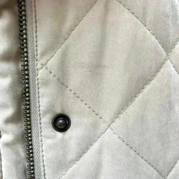 American Living Quilted Leather Detailing corduroy, neckline, Zip Jacket Size M - Picture 4 of 10